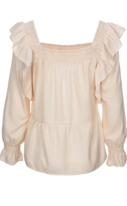 Sale Bluse - Rufsana - Buttercream Bluser