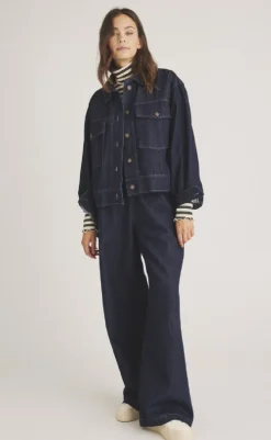 Clearance Bukser - Eideni - Dark Indigo Bukser & Jeans