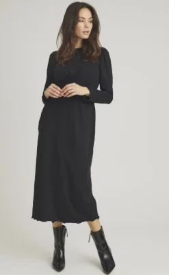 Discount Kjole - Adolfine - Black Kjoler