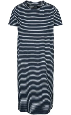 Online Kjole - Aimastripe - Navy Blue Kjoler
