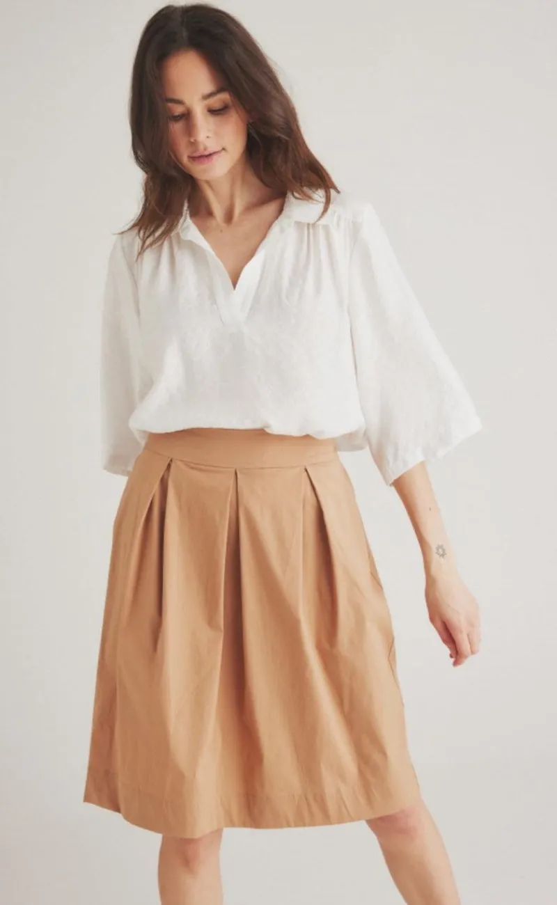 Online Nederdel - Kadiania - Mocca Cream Nederdele