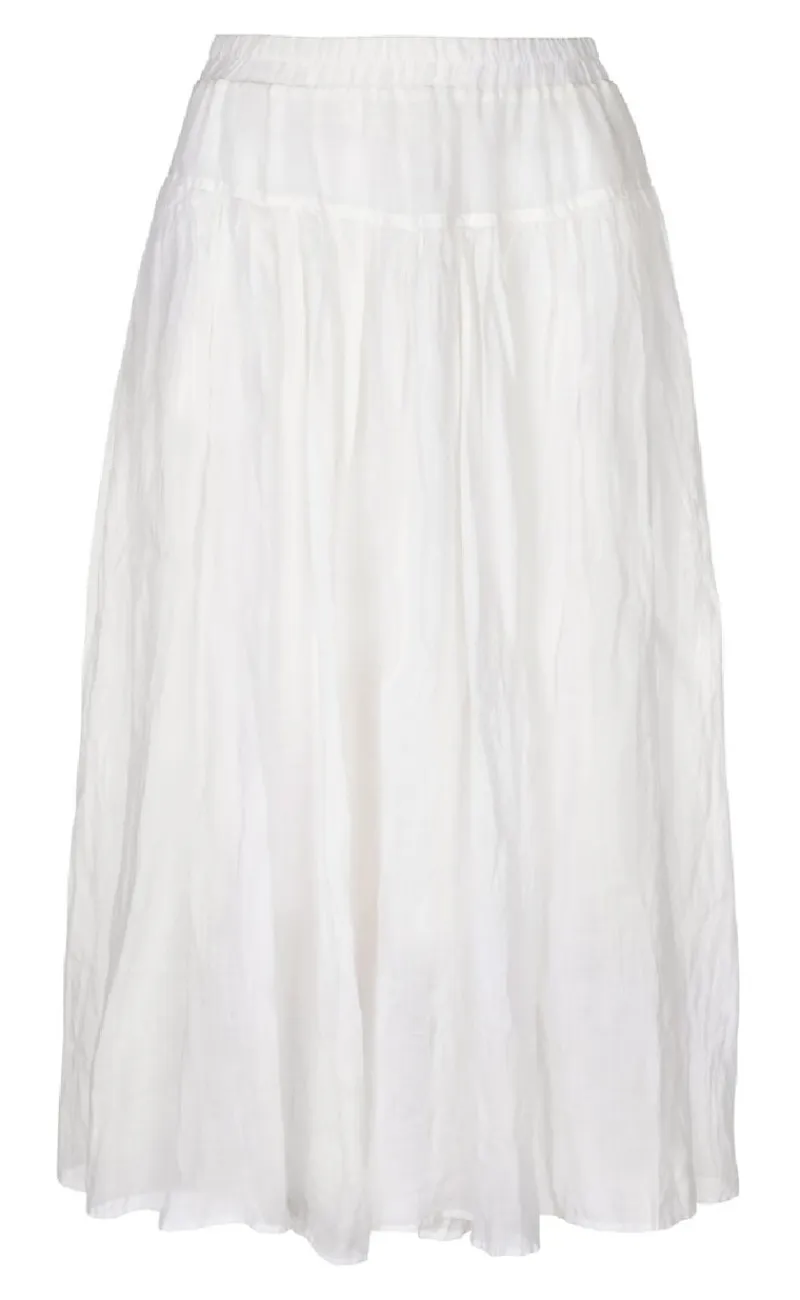 Online Nederdel - Selinda - Cream Nederdele