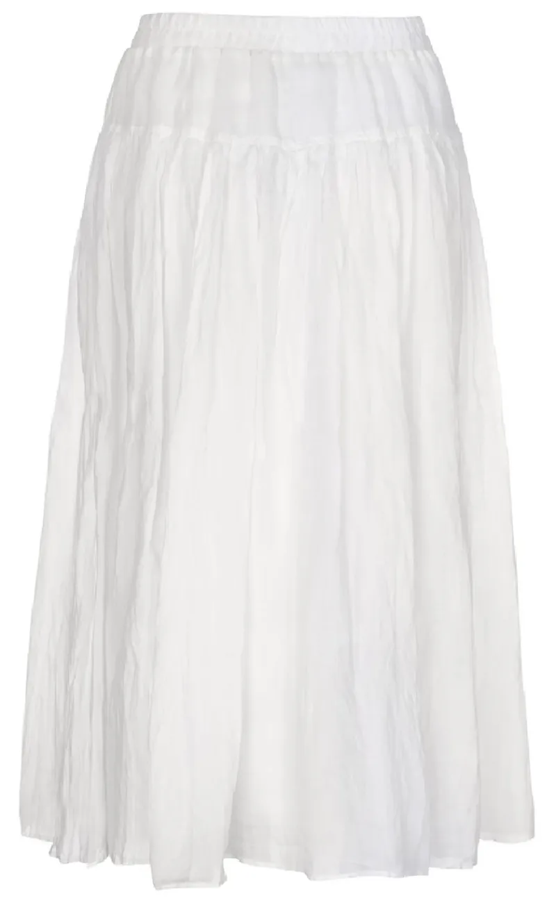 Online Nederdel - Selinda - Cream Nederdele