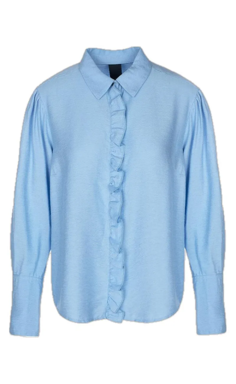 Discount Skjorte - Makito - Cashmere Blue Skjorter