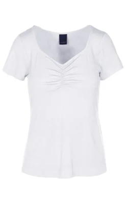 Clearance T-shirt - Klaudine - White T-shirts & Toppe