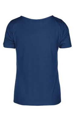 Outlet T-shirt - Klaudine - Navy Blue T-shirts & Toppe
