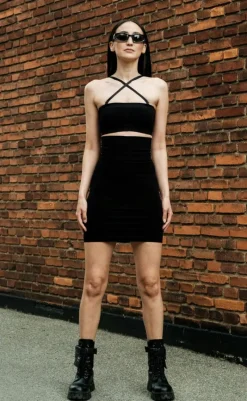 Top - Bandau - Black Undertøj & Shapewear|T-shirts & Toppe