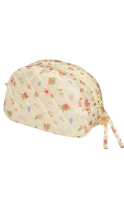 New Makeup Taske - Medium - Roses and Shells Tasker