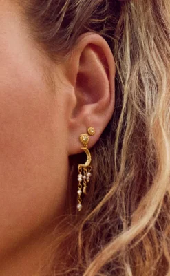 Sale Øreringe - Astrea - Gold Colour Smykker