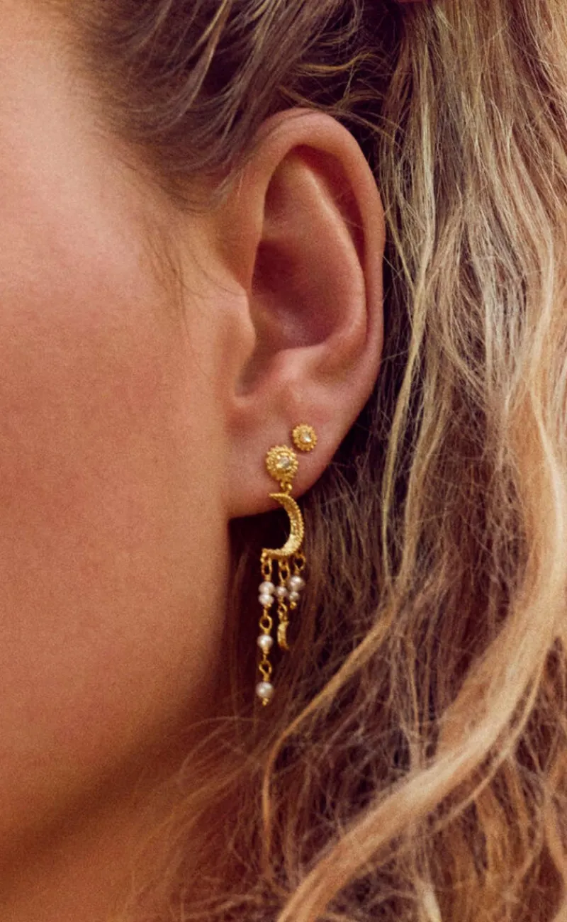 Sale Øreringe - Astrea - Gold Colour Smykker