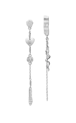 Sale Øreringe - Delfine - Silver Colour Smykker