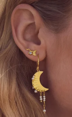 Øreringe - Esta - Gold Colour Smykker