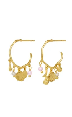 Online Øreringe - Eve - Gold Colour Smykker