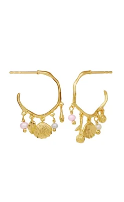 Online Øreringe - Eve - Gold Colour Smykker