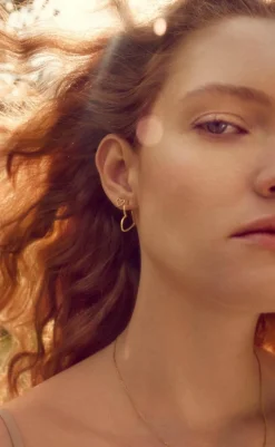 Discount Øreringe - Filou - Forgyldt Smykker