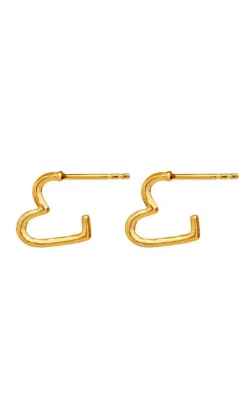 Øreringe - Laia Petite - Forgyldt Smykker