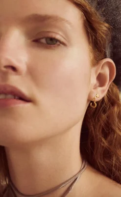 Øreringe - Laia Petite - Forgyldt Smykker