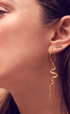 New Øreringe - Mia - Gold Colour Smykker