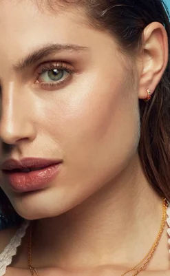 Online Øreringe - Nubia - Gold Colour Smykker