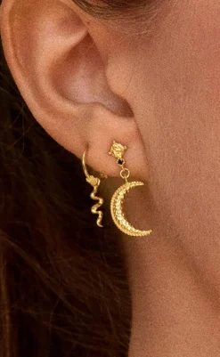 Sale Øreringe - Nyla - Gold Colour Smykker