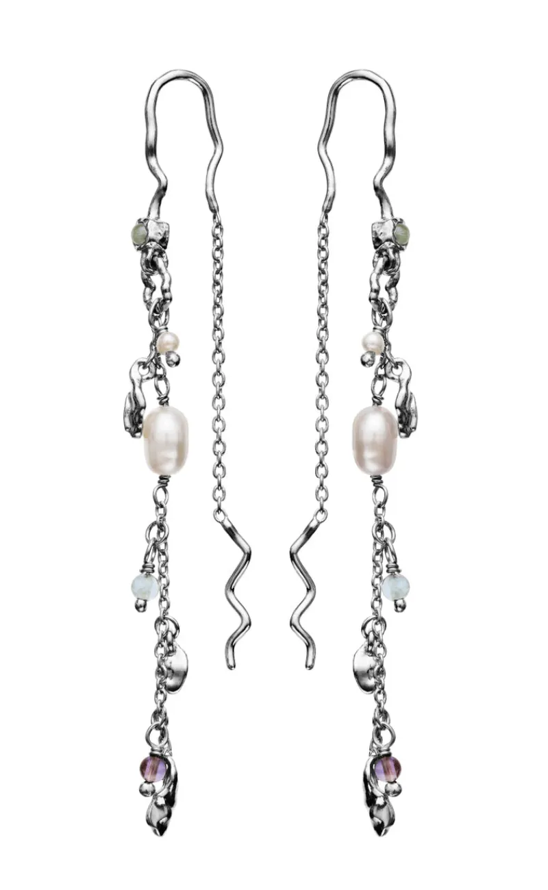 Sale Øreringe - Poppy - Silver Colour Smykker