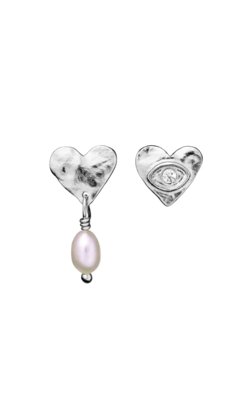 New Øreringe - Vesta - Silver Colour Smykker|Veste