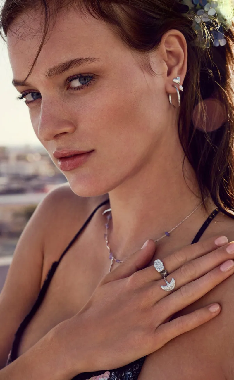 New Øreringe - Vesta - Silver Colour Smykker|Veste