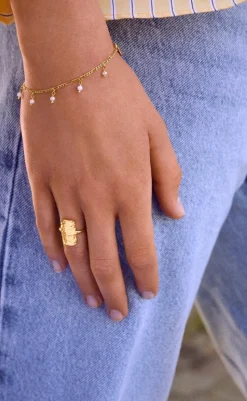 Clearance Ring - Cuesta - Gold Colour Smykker