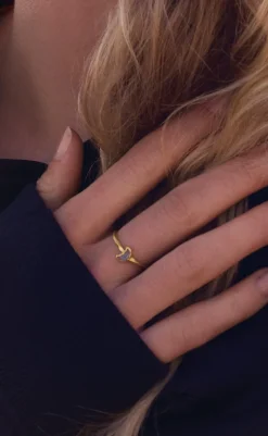 Discount Ring - Doris - Gold Colour Smykker