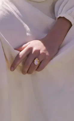 Discount Ring - Gudinde - Gold Colour Smykker