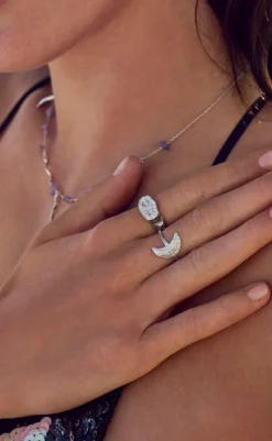 Discount Ring - Jacinta - Silver Colour Smykker