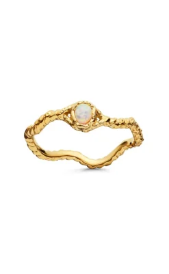 Online Ring - Lisa - Gold Colour Smykker