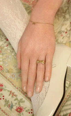 Sale Ring - Satin - Forgyldt Smykker