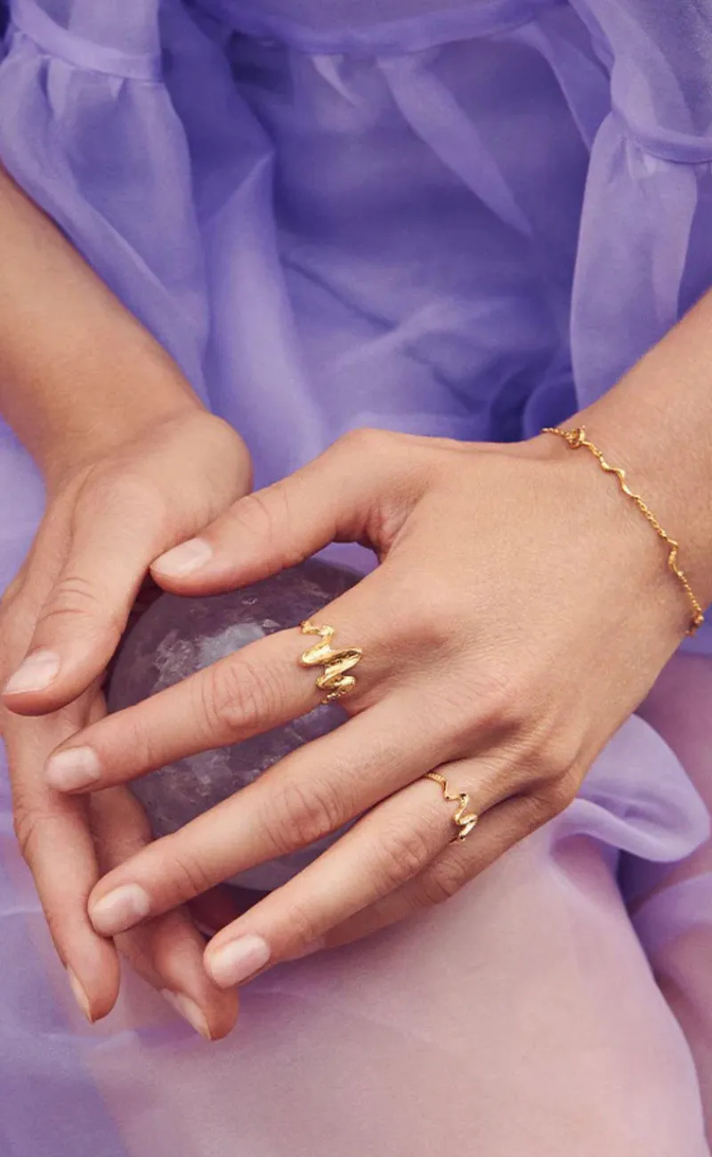 Hot Ring - Sonar - Gold Colour Smykker