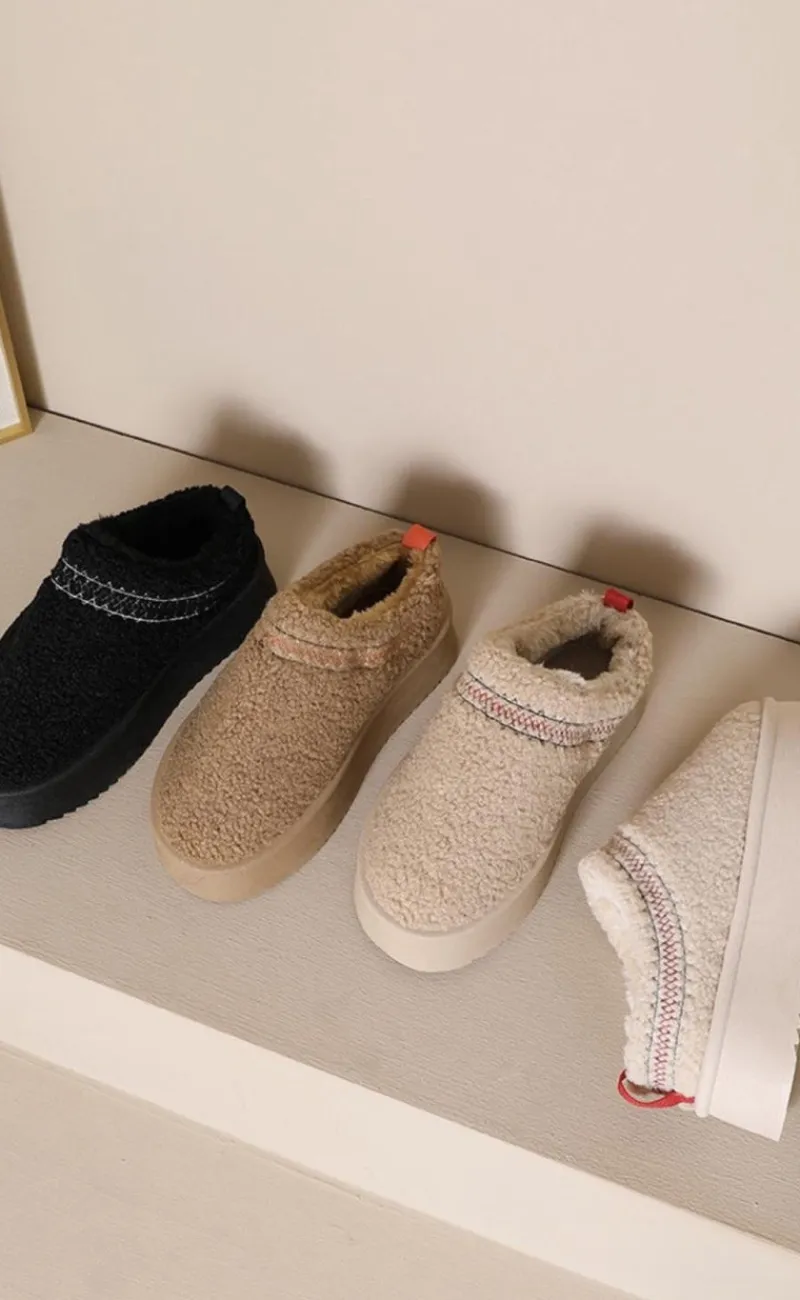 Bamsestøvler - Tassi Fur - Beige Støvler