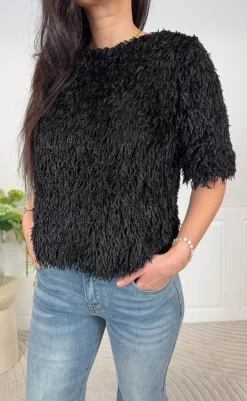 Outlet Bluse - Desiree - Black Bluser