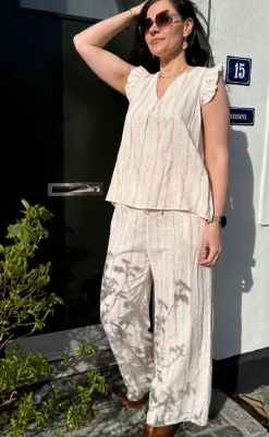 Outlet Bukser - Serena - Pink Bukser & Jeans