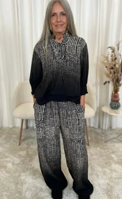 Outlet Bukser - Grethe - Nero Faded Bukser & Jeans