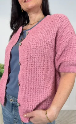 Outlet Cardigan - Amour - Rose Cardigans