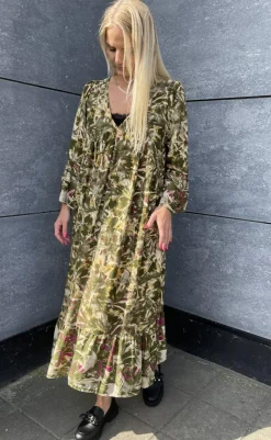 Outlet Kjole - 5344 - Millitary Kjoler