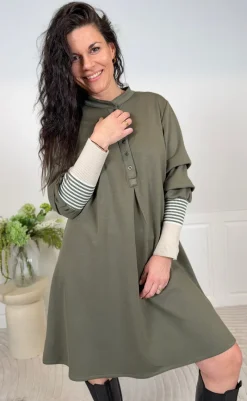 New Kjole - Cybele - Kaki Kjoler