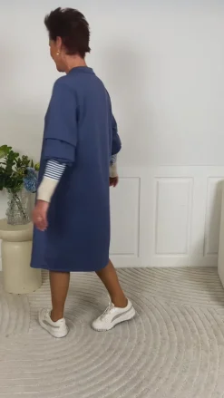 Clearance Kjole - Cybele - Jeans Blue Bukser & Jeans|Kjoler