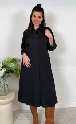 Discount Kjole - Lucienne - Black Kjoler