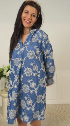 Discount Kjole - Louve - Jeans Bukser & Jeans|Kjoler