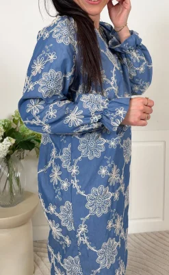 Discount Kjole - Louve - Jeans Bukser & Jeans|Kjoler