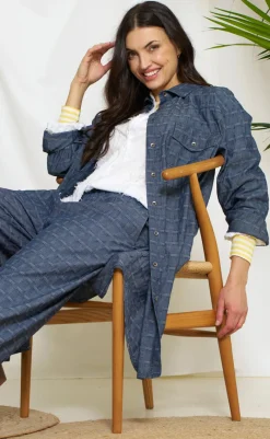 Online Kjole - Manuelle - Jeans Bukser & Jeans|Kjoler