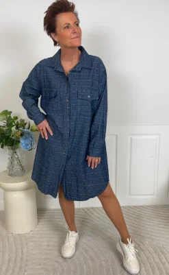 Online Kjole - Manuelle - Jeans Bukser & Jeans|Kjoler