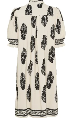 Outlet Kjole - Naomi - Beige/Black Kjoler