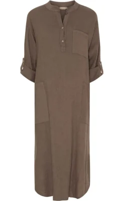 Kjole - Ness - Cold Brown Kjoler