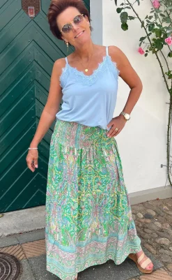 Clearance Nederdel - 5201 / 5849 - Verde Nederdele